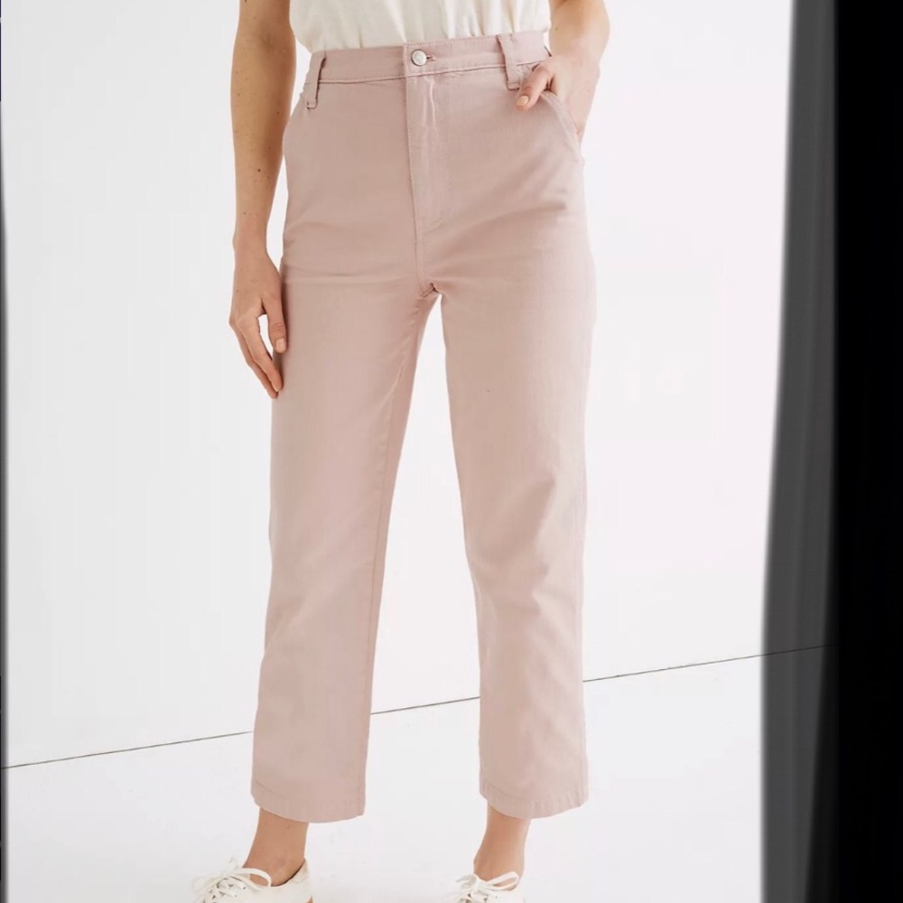 Madewell Classic Straight Pants in wisteria dove 28